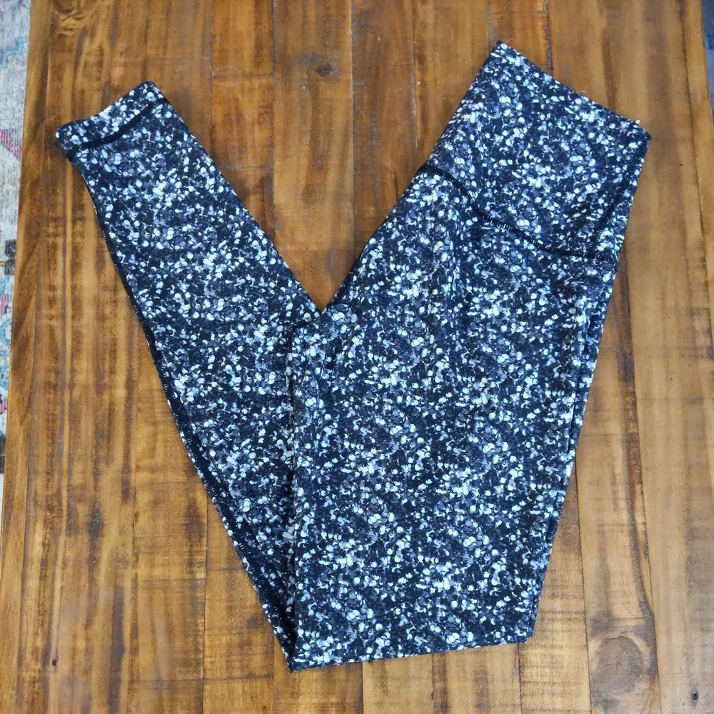 Lululemon Shine Tight Roll Down High Waist